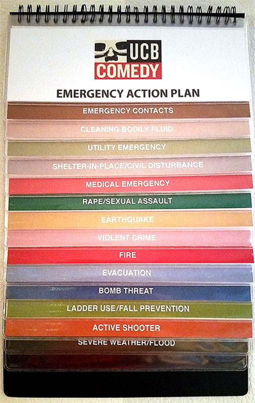 Sample of a color-coded flipbook